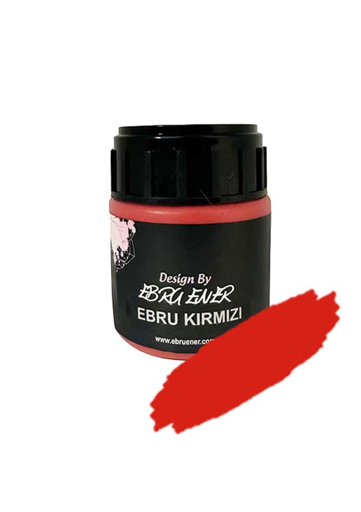 Ebru Ener Chalkee Boya Ebru Kırmızı 120 ml.