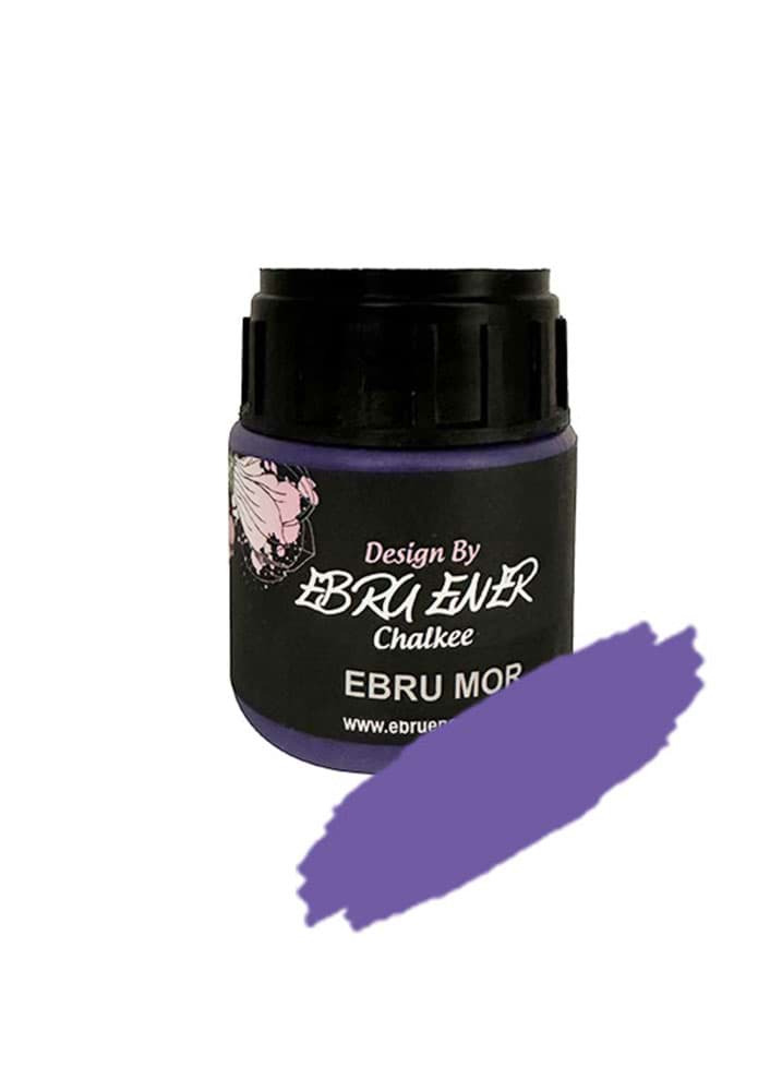 Ebru Ener Chalkee Boya Ebru Mor 120 ml.