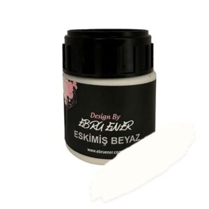 Ebru Ener Chalkee Boya Eskimiş Beyaz 120 ml.