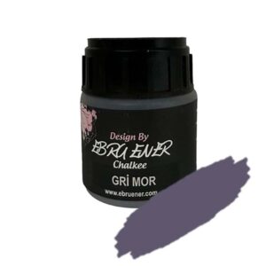 Ebru Ener Chalkee Boya Gri Mor 120 ml.