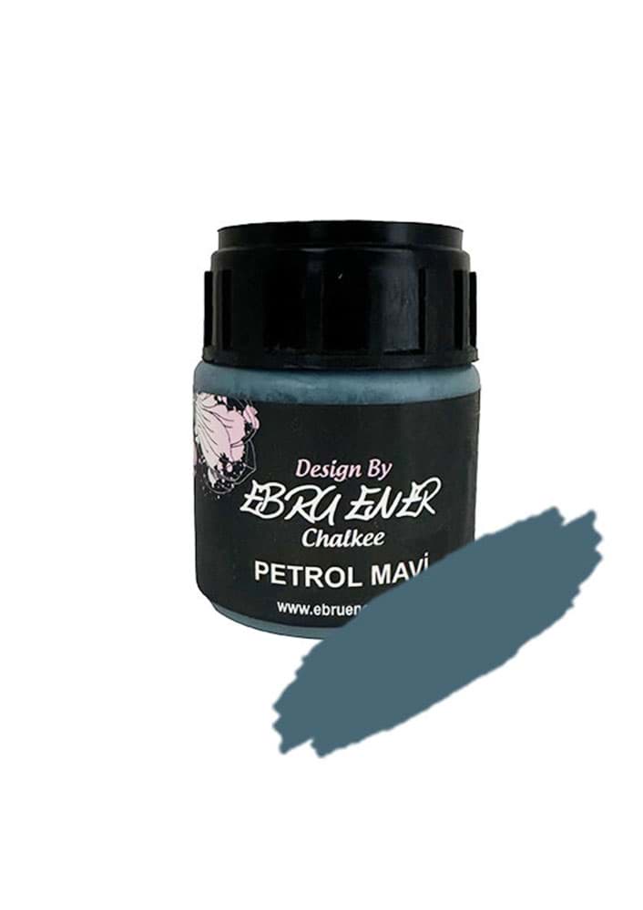 Ebru Ener Chalkee Boya Petrol Mavi 120 ml.