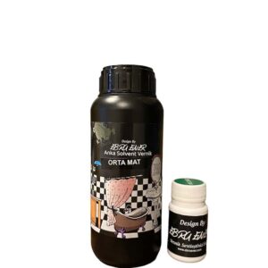 Ebru Ener Anka Solvent Vernik Orta Mat 250 gr.