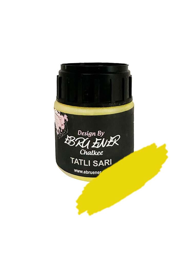 Ebru Ener Chalkee Boya Tatlı Sarı 120 ml.