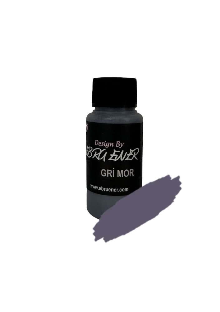 Ebru Ener Chalkee Boya Gri Mor 70 gr.