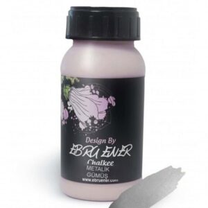 Ebru Ener Metalik Boya Gümüş 250 ml.