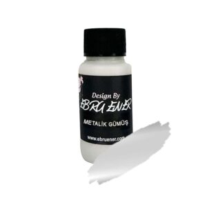 Ebru Ener Metalik Boya Gümüş 70 gr.