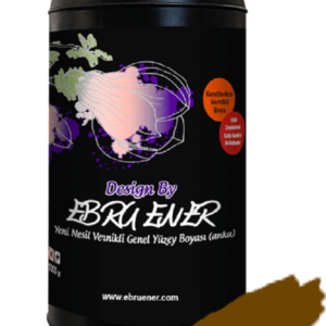 Ebru Ener Anka Vernikli Genel Yüzey Boyası Kestane 1000 gr.