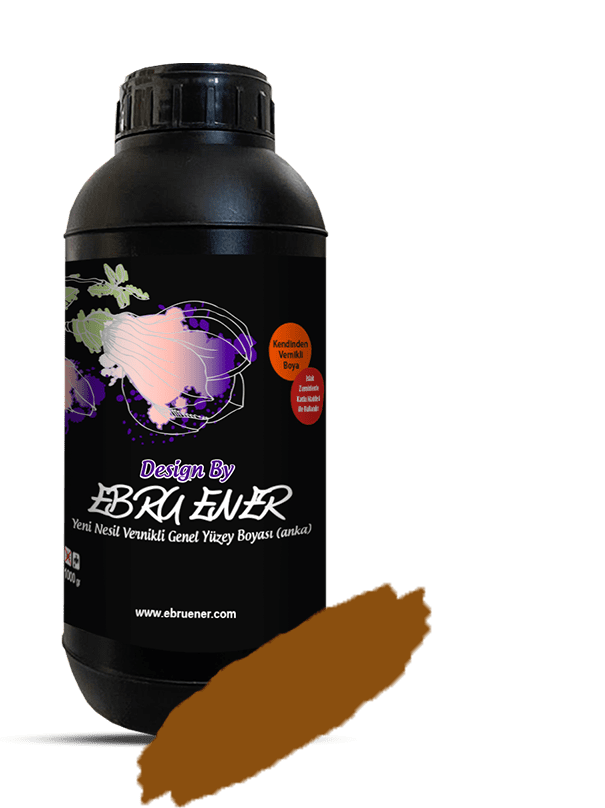 Ebru Ener Anka Vernikli Genel Yüzey Boyası Kiremit 1000 gr.
