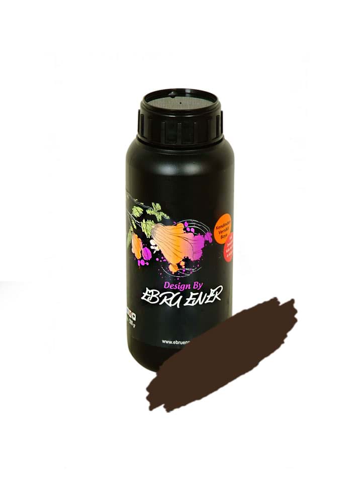 Ebru Ener Anka Vernikli Genel Yüzey Boyası Koyu Kahve 500 gr.