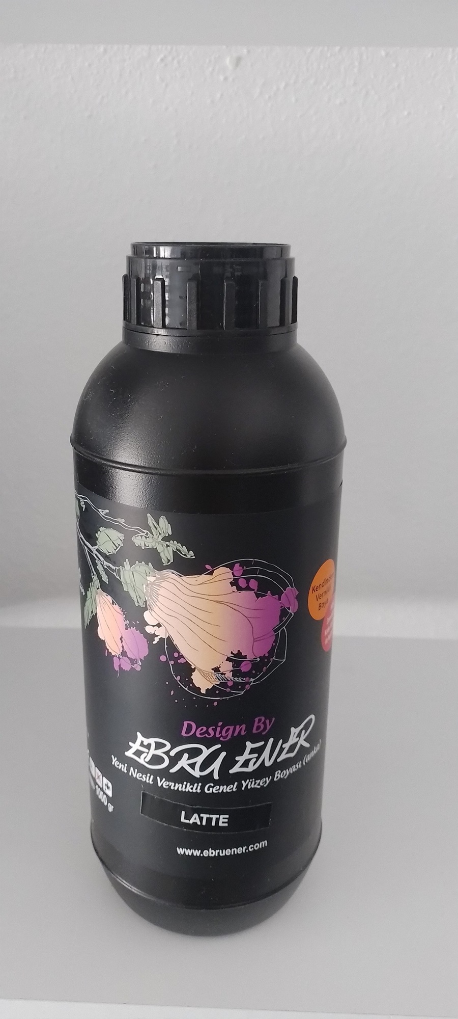 Ebru Ener Anka Vernikli Genel Yüzey Boyası Latte 1000 gr.