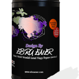 Ebru Ener Anka Vernikli Genel Yüzey Boyası Tatlı Gri 1000 gr.