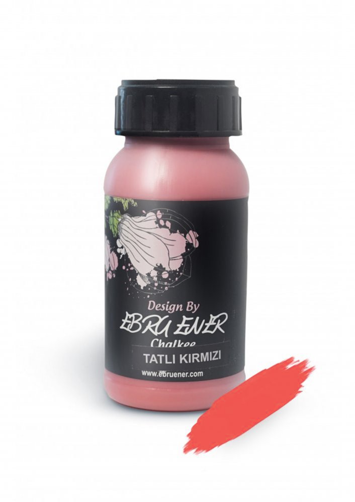 Ebru Ener Chalkee Boya Tatlı Kırmızı 250 ml.