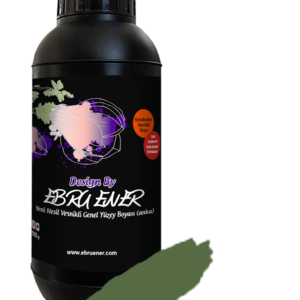 Ebru Ener Anka Vernikli Genel Yüzey Boyası Yağ Yeşili 1000 gr.